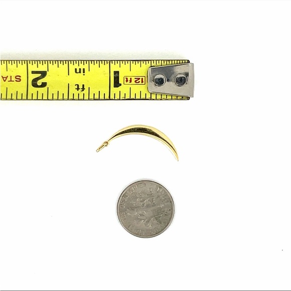 10 Kt gold crescent moon - Picture 2 of 2